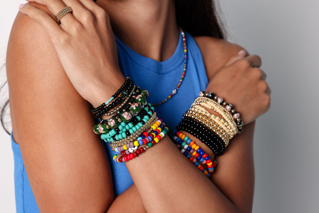 BomBom Beads Bracelet Stacks