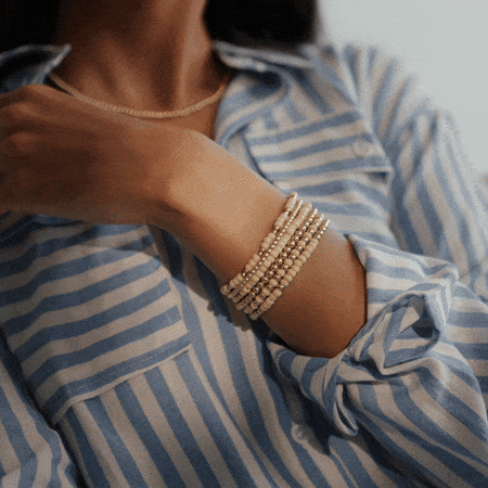 The Creamy Truffle Stack Bracelets