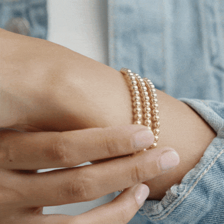 The Golden Mini Stack Bracelets