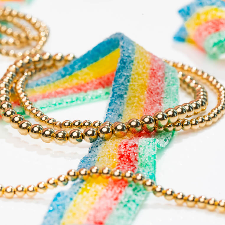 The Golden Mini Stack Bracelets